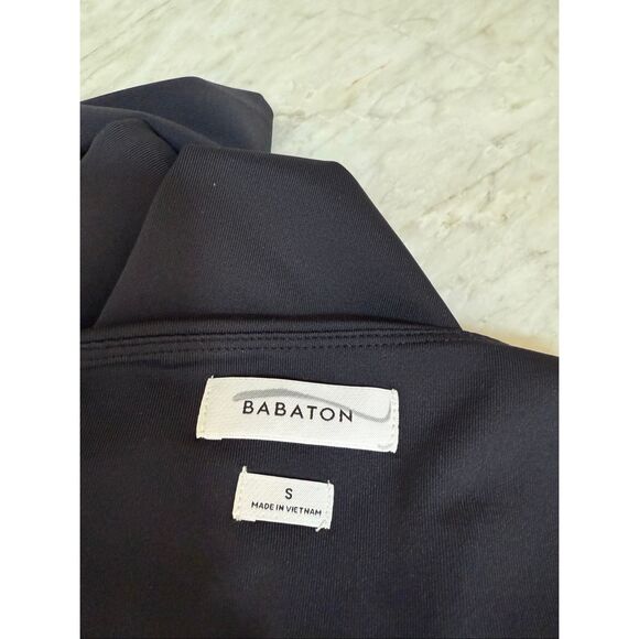 ARITZIA Babaton CONTOUR ANTHRACITE LONG SLEEVE SQUARE NECK MINI DRESS size S - Picture 5 of 9